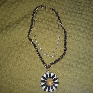 Betsy Johnson Sunflower Necklace